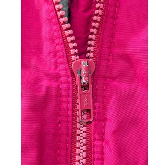 Vtg 90s Patagonia Fleece Lined Softshell Ski Jacket Made in Usa Hot Pink 10 S - Picture 6 of 8